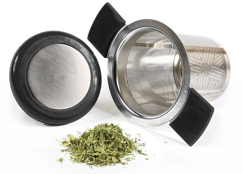 Filter Saringan Teh Premium Tea Infuser BrewIn WLC366B Black